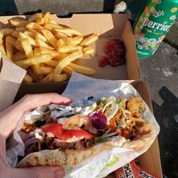Gyro sandwich  #Veganuary at Eat With Joy in Paris