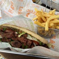 Vegan gyro   at Eat With Joy in Paris