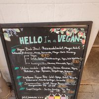Vegan menu at Asian Street Food in Hamburg