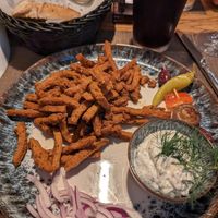 Richtig leckeres veganes, griechisches Gyros! at Eliés in Hamburg