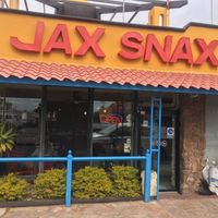 the front  at Jax Snax in San Carlos