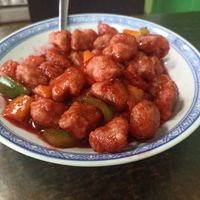 Sweet and sour ribs at Vegsu in Panama City