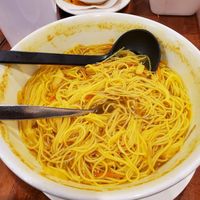 Thai curry noodles at Sunflower Vegetarian Restaurant in Vienna