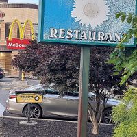 Right beside a McDonald's! at Sunflower Vegetarian Restaurant in Vienna