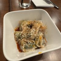 Wontons  at Sunflower Vegetarian Restaurant in Vienna