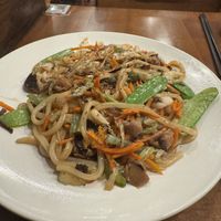 Udon noodles  at Sunflower Vegetarian Restaurant in Vienna
