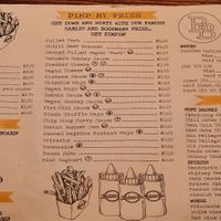 Sides and drinks at Tatner's Street Kitchen in Rye