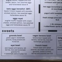 Menu at Shakar in Lisbon