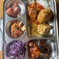 A little bit of everything  at Dhaba Beas - Vladislavova in Prague