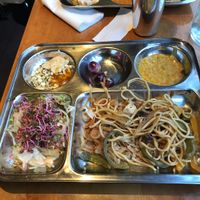 lunch offerings  at Dhaba Beas - Vladislavova in Prague