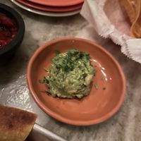 $5 mini tablespoon of guacamole   at Diego's Cantina in University City