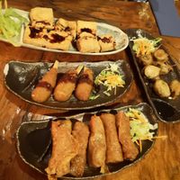 A variety of different starters at Little Tokyo in Leeds