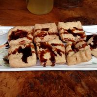 Grilled tofu at Little Tokyo in Leeds