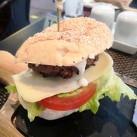 Veggie/Vegan Burger at Borracheiros in Funchal