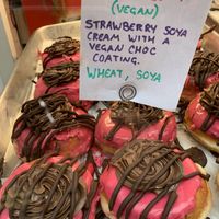 Choc strawberry VG donuts   at Doe Bakehouse - City Centre in York