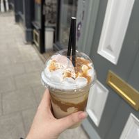The vegan biscoff milkshake - THIS WAS AMAZING  at Doe Bakehouse - City Centre in York