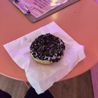 The oreo doughnut, which is already vegan  at Doe Bakehouse - City Centre in York