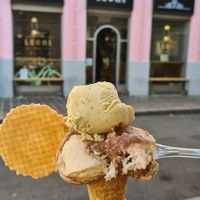 only 3 euros !! at Leoni Gelateria in Monza