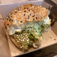 "The Vegan Burger" (A vegetable patty) at The Good Burger in Athy