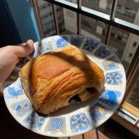 pain au chocolat  at Amarama Vegan in Sao Paulo