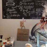 Cute board at Amarama Vegan in Sao Paulo