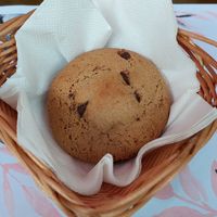 Cookie recheado com boinatella at Amarama Vegan in Sao Paulo