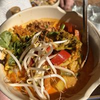 Curry. 1 of 3 vegan options    at Chada Thai - Thai Nuddelsuppe in Freiburg