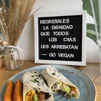 Burrito y yucas  at Jero Café in Sogamoso