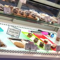 Cute colorful calorically dense delights  #Veganuary at For Goodness Bake in Calgary