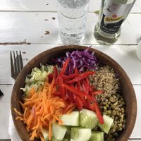 Mixed salad (chose ingredients myself) (30k UGX)  at Green Bean in Kampala