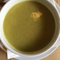 Soup of the day : peas soup at Peter Café Sport in Faial
