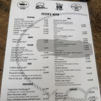 Menu  at Peter Café Sport in Faial