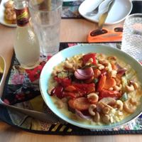 The whole shebang, including the delish ginger beer with chili at Cella Bar in Pico