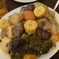 Vegan cozido  at Caldeiras & Vulcoes in Sao Miguel