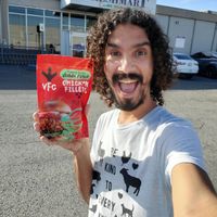 Primera vez en PuertoRico. La compañía 100% Vegana y Activista de Derecho de Animales. VFC = Vegan Fried Chicken at FreshMart - Caguas in Caguas
