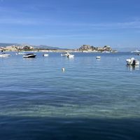 View from the restaurant  at Nautilus in Corfu