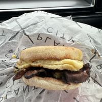 Breakfast sandwich  at Plant City X in Warwick
