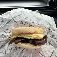 Breakfast sandwich  at Plant City X in Warwick
