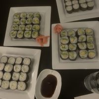 Cucumber and avocado rolls, 3-4 rolls per person if plenty for dinner to be full here  at Taste Of Japan Restaurant & Sushi Bar in Rochester