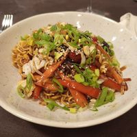Wok vegetal at Albaroque in Carballo