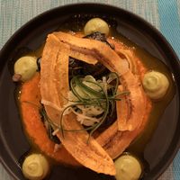 Pumpkin confit   at La María in Campeche