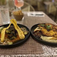 Left: pumpkin / right: sweet potato  at La María in Campeche