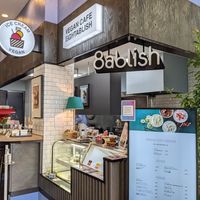 Cafe entrance at 8ablish in Toyama