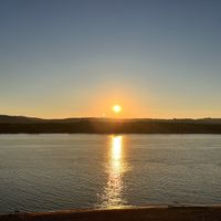 The sunset view   at McMenamins in Kalama