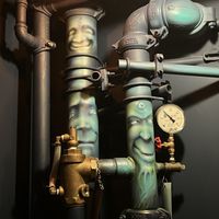 Funky art  at McMenamins in Kalama