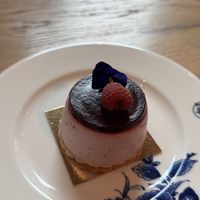 Frambozen taartje  at Café Willem Albert in Groningen