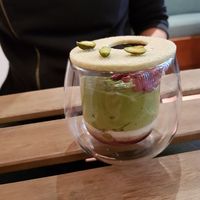 Matcha grenade dessert at brEAThe Restaurant | Sushi végétal à Paris in Paris