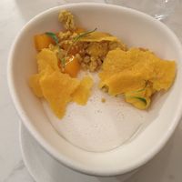 Coco, Mango, Curry dessert at brEAThe Restaurant | Sushi végétal à Paris in Paris