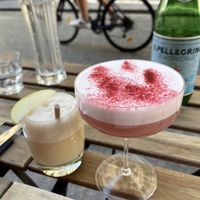 Bubble tea (it’s not boba) and madame rose  at brEAThe Restaurant | Sushi végétal à Paris in Paris