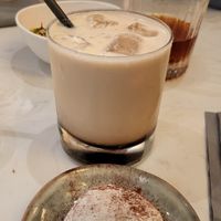 Peanut Russian, Coffee and Pecan mochi at brEAThe Restaurant | Sushi végétal à Paris in Paris